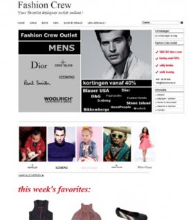 Fashion Crew, your favorite designer outlet online !